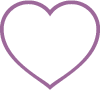 Outline of a heart logo